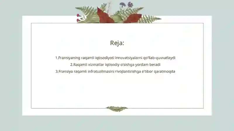 Fransiyaning raqamli iqtisodiyoti 2
