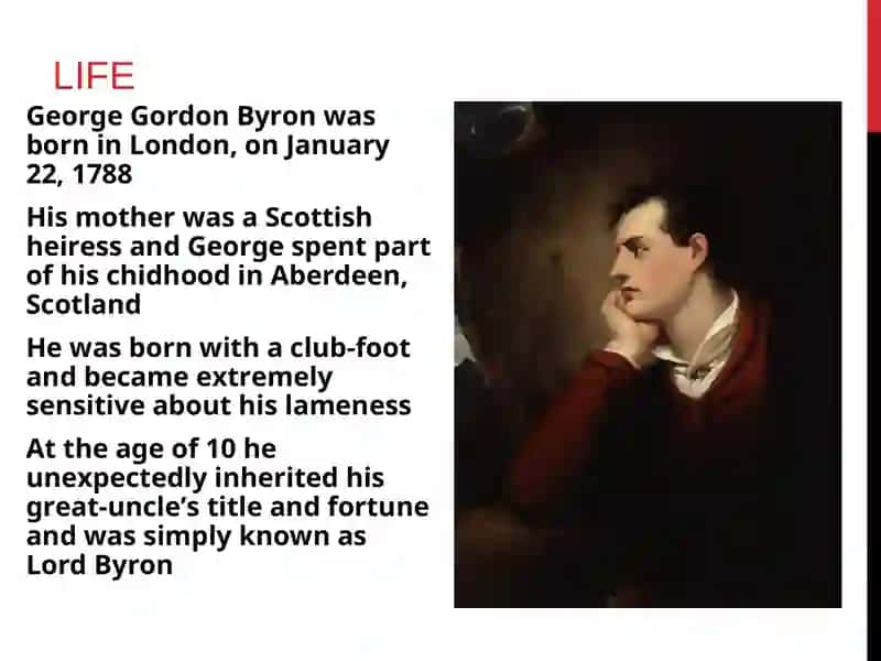 GEORGE GORDON LORDBYRON1788-1824 2