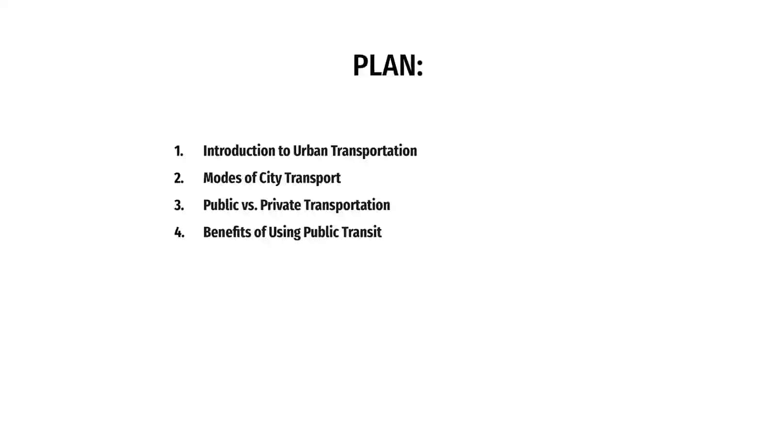 Urban Transportation 2