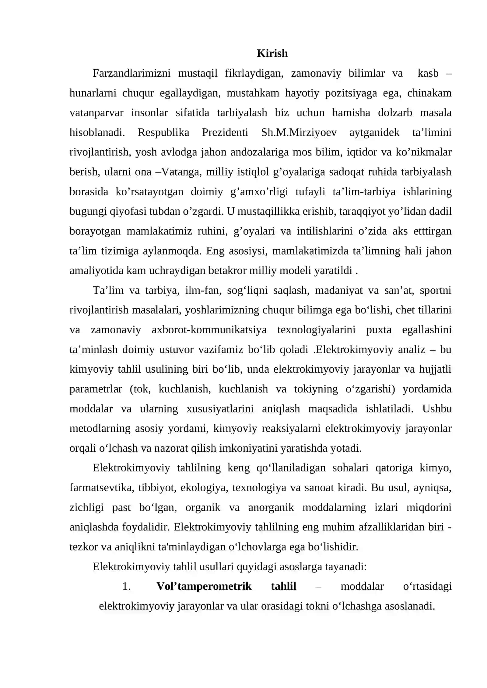 Elektrokimyoviy analiz usullari 2