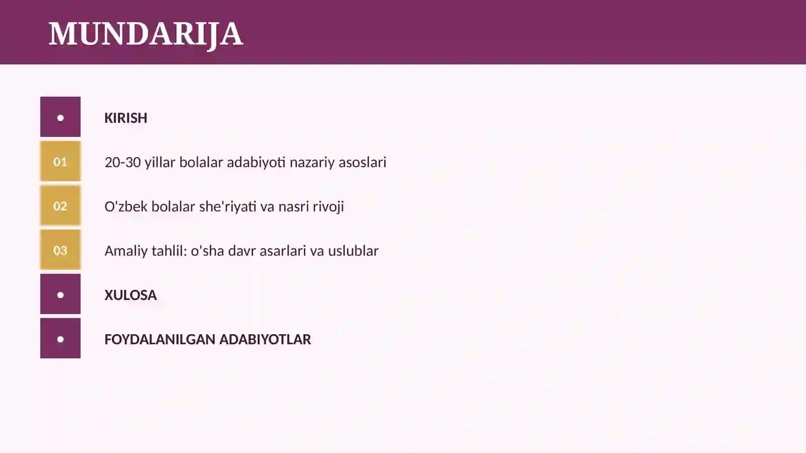 20-30 - YILLAR O'ZBEK BOLALAR ADABIYOTI 2