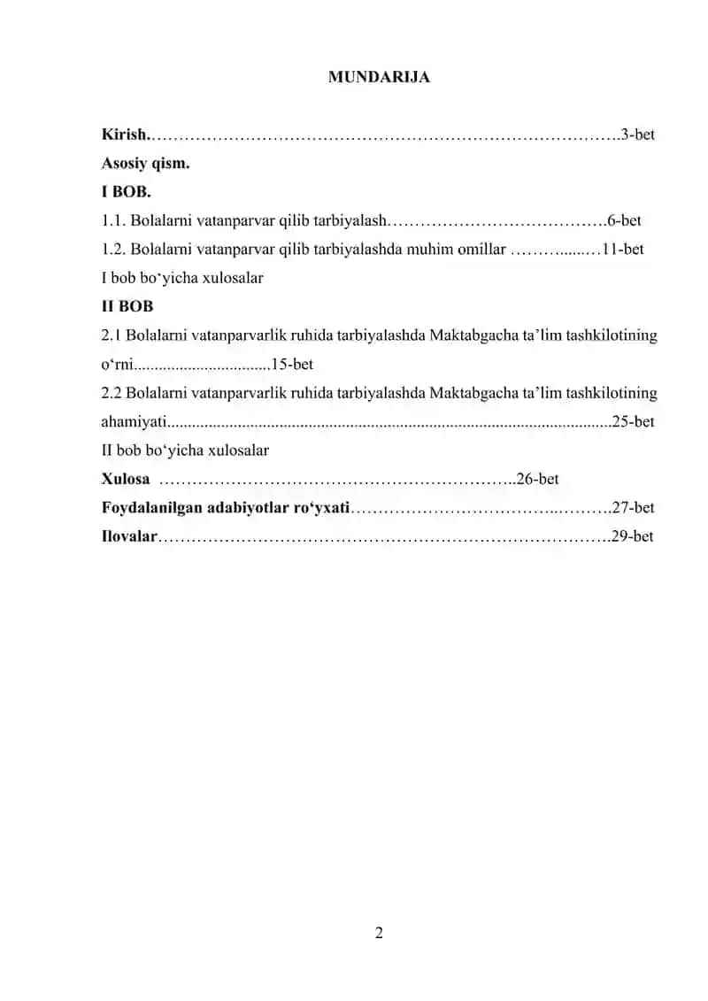 Maktabgacha Ta'lim Tarbiyani Tashkil Etish 2