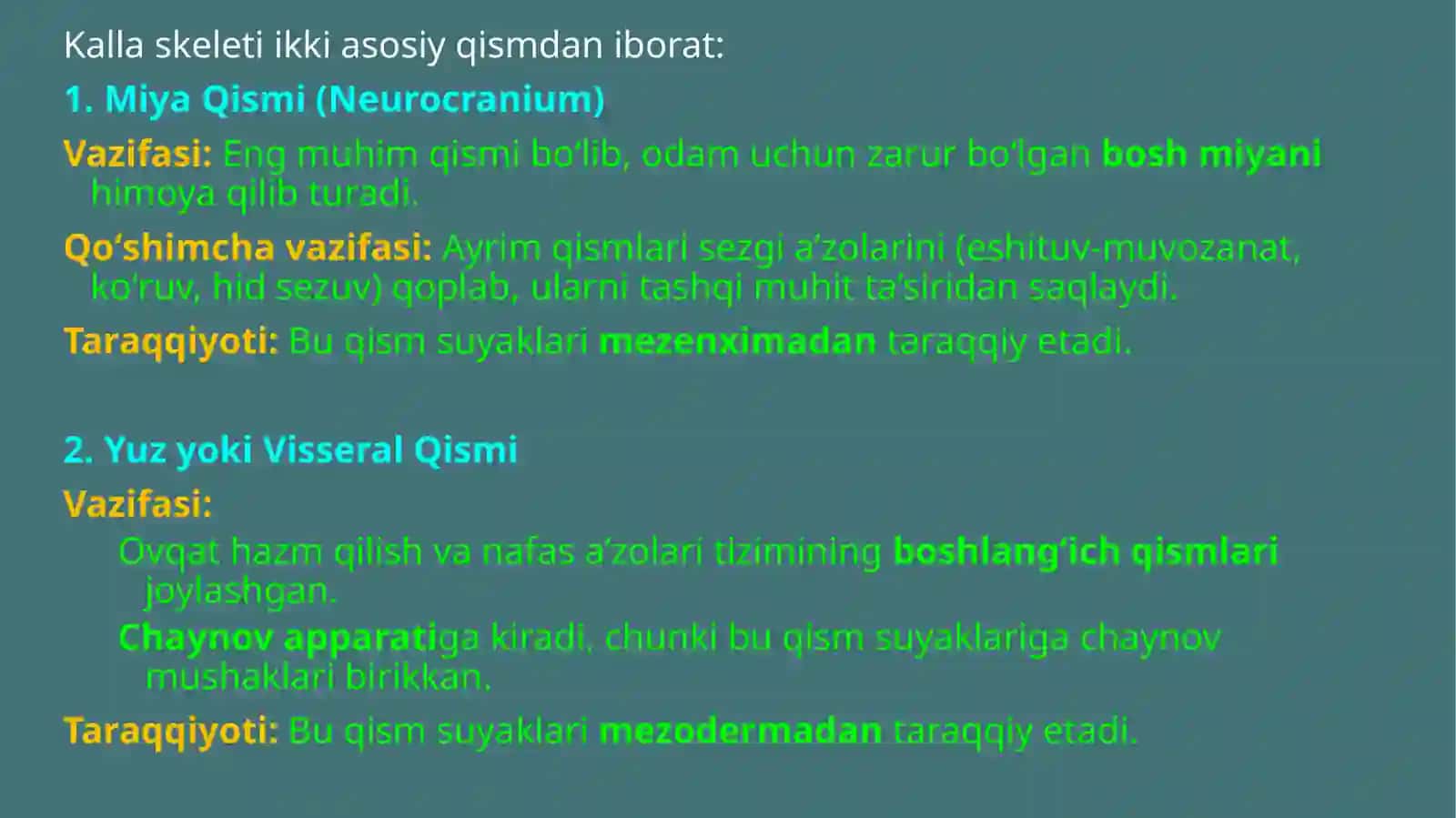 KALLANING MIYA QISMI SUYAKLARI 2