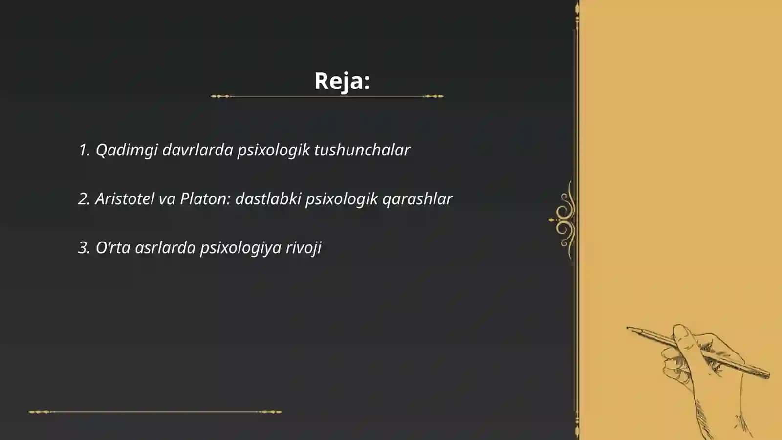 Psixologiya maktablari tarixi 2
