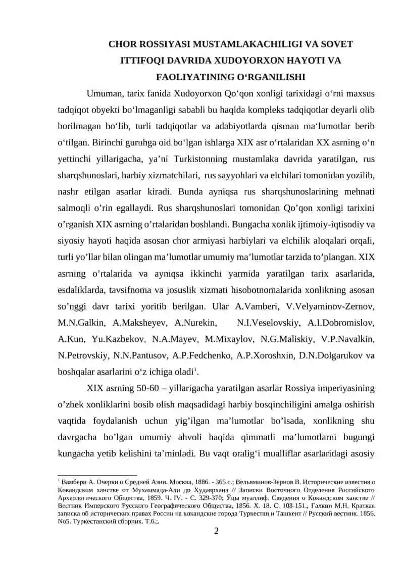 XUDOYORXONNING QOʻQON XONLIGI TARIXIDAGI OʻRNI 2