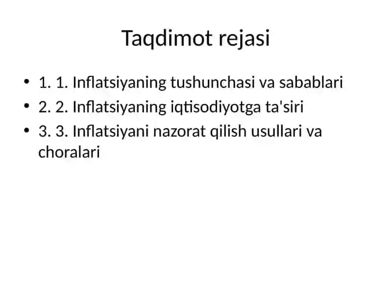 INFLATSIYA 2