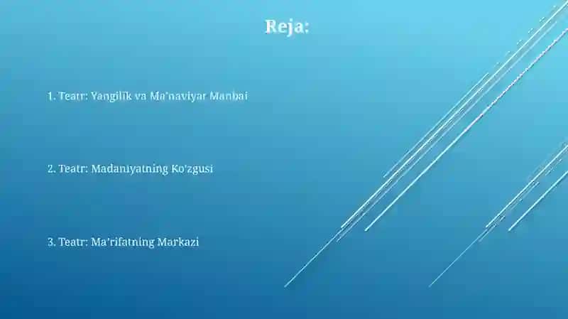 Teatr tarbiya, madaniyat, ma'naviyat va ma'rifat axborot maskani 2