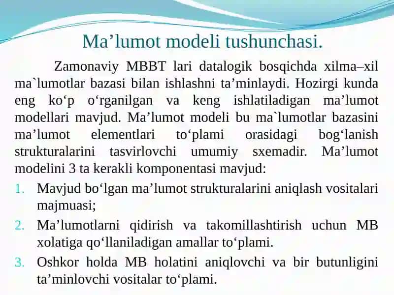 Zamonaviy MBBT 2