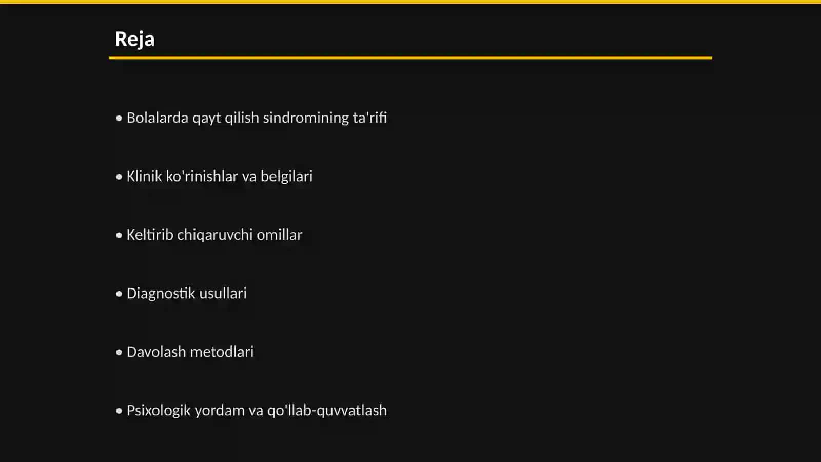 Bolalarda qayt qilish sindromi 2