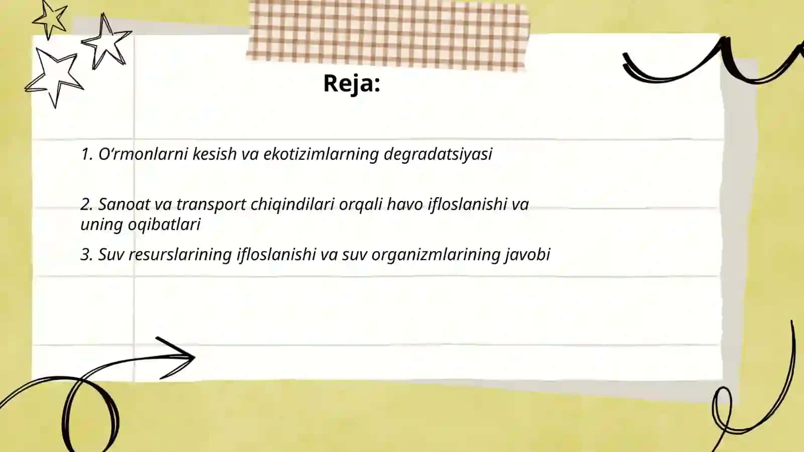 Inson faoliyatining tabiatga ta'siri va tabiatning javobi 2