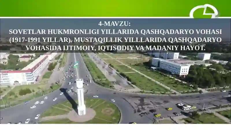 Sovetlar hukmronligi yillarida Qashqadaryo vohasi 2