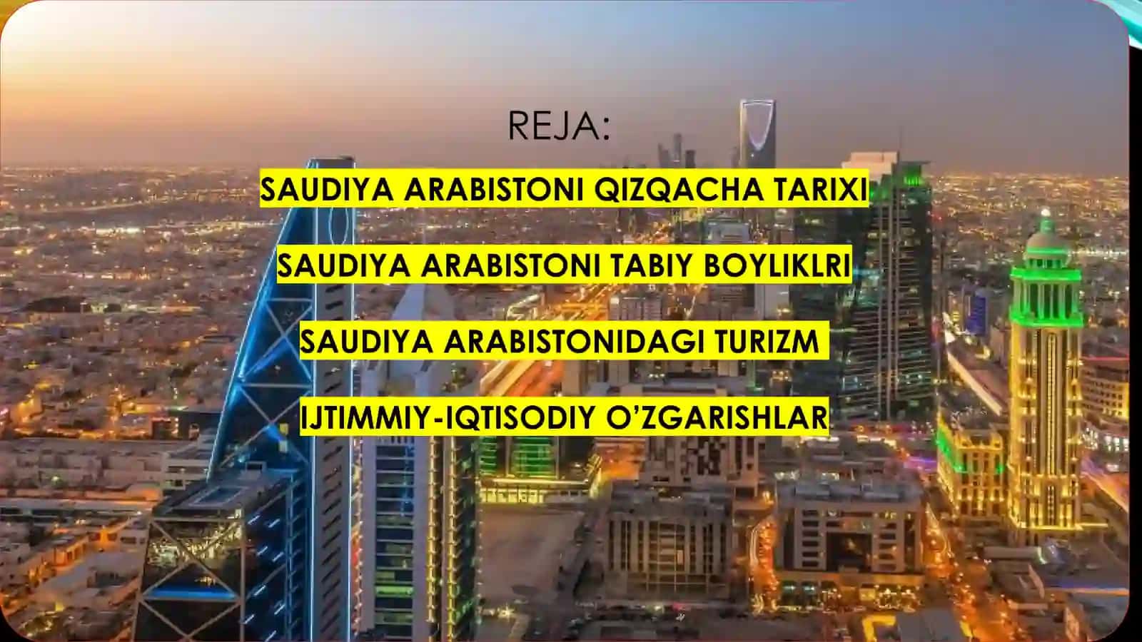 Saudiya Arabistoni Iqtisodiyoti 2