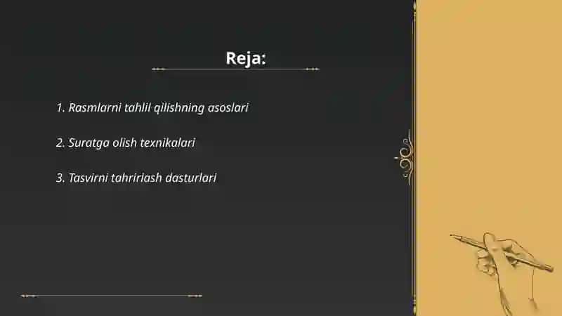 Rasmlarni tahlil qilishning asoslari 2