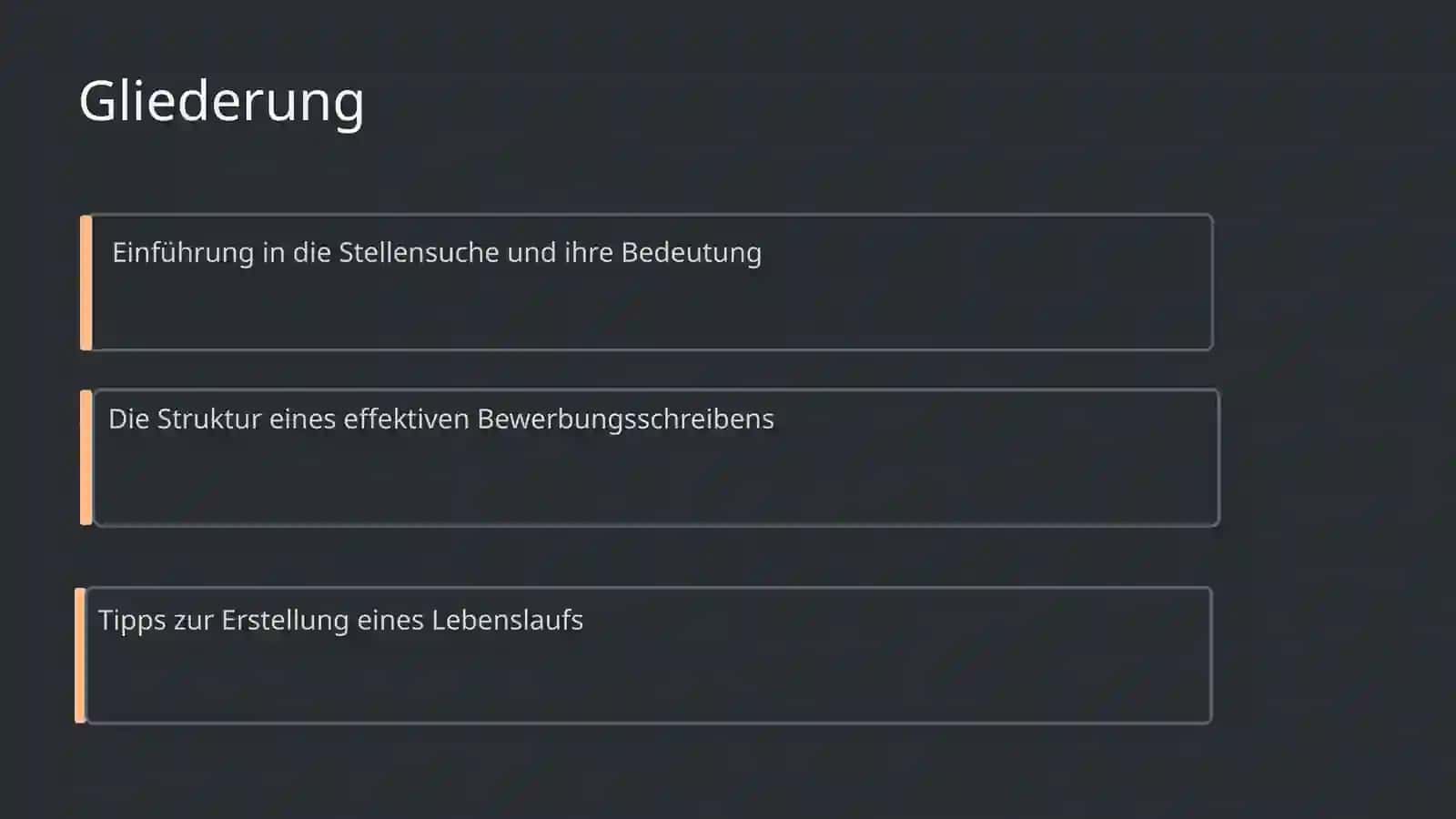 Stellensuche: Bewerbungsschreiben und Beimgesprich 2