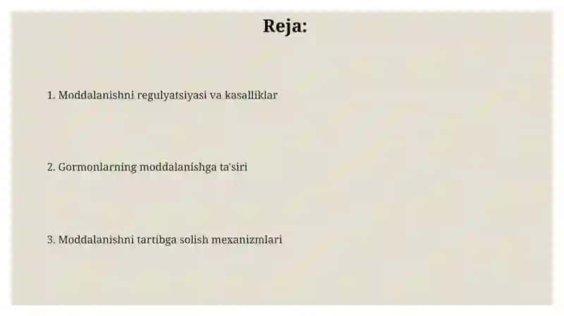 Mineral moddalarning metabolizmga ta'siri 2