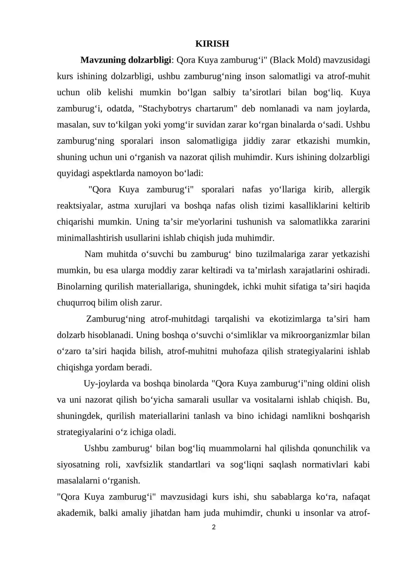 Qora Kuya zamburug‘i (Black Mold) 2