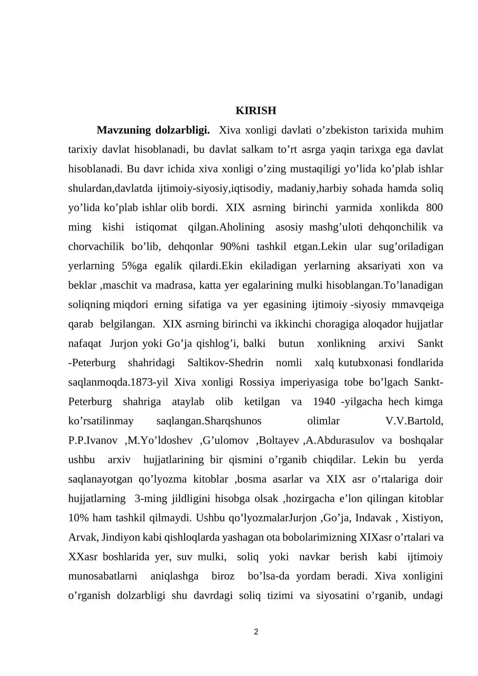 Xiva xonligi soliq tizimi 2