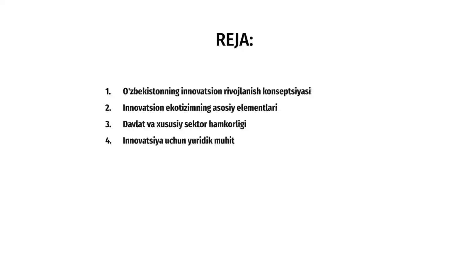 O'zbekistonda innovatsion rivojlanish holati 2