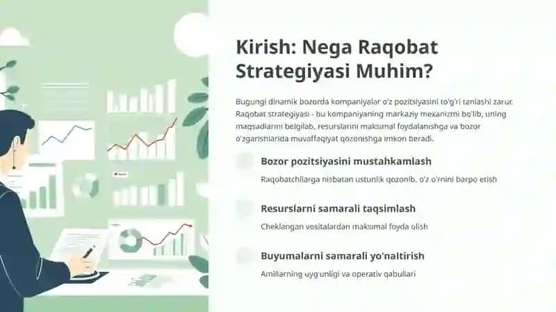 Kompaniyaning Raqobat Strategiyasini Tanlash 2