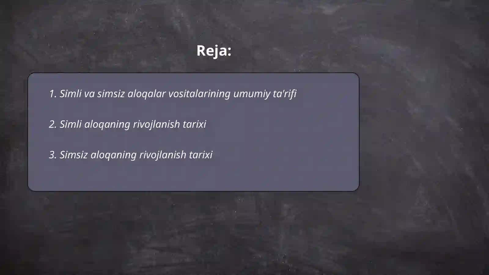 Somali va simsiz aloqalar vosetalari 2