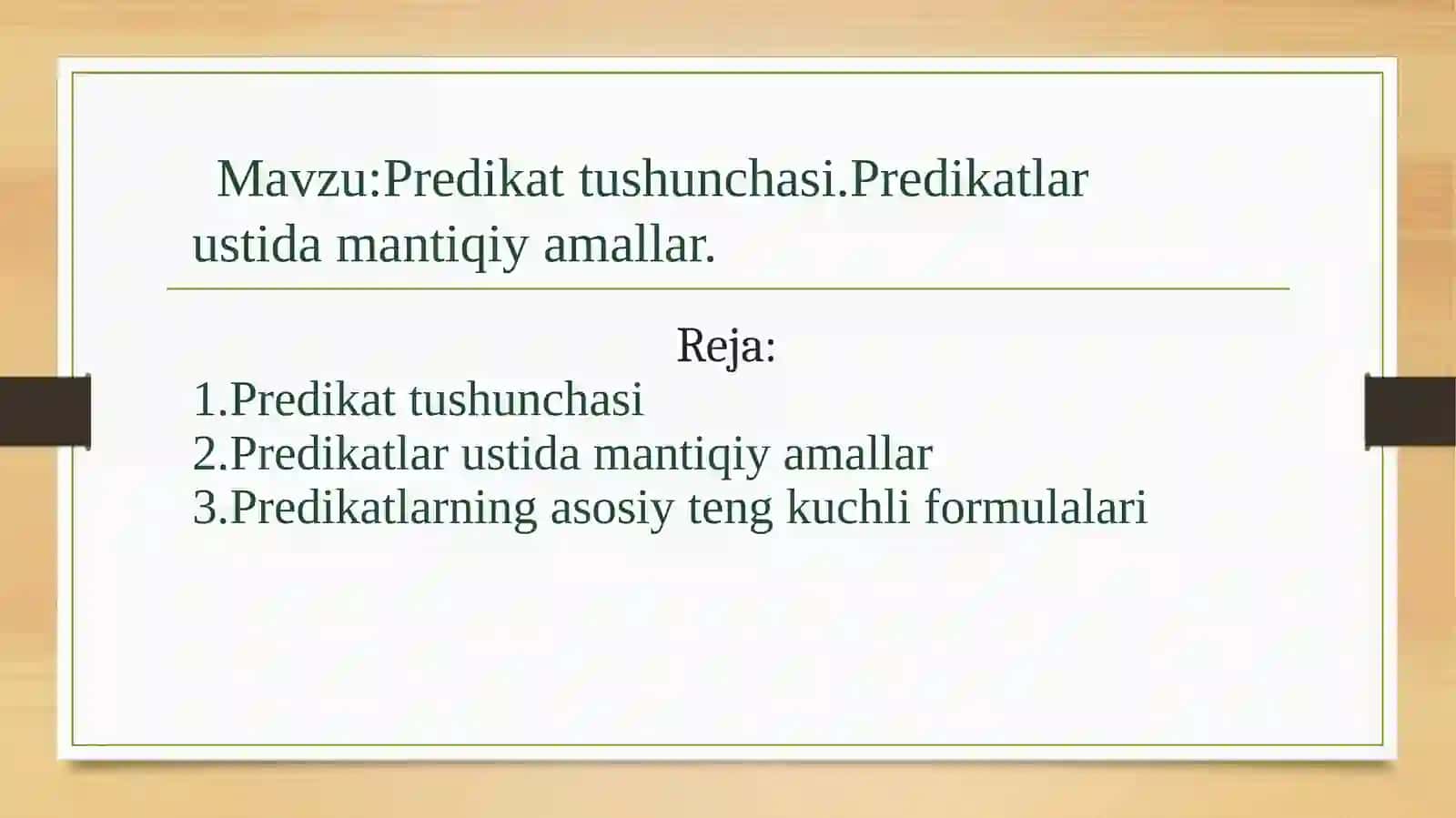 Diskret matematika va matematik mantiq 2