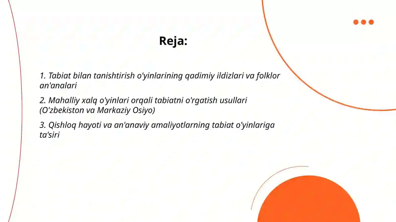 Tabiat bilan tanishtirish õyinlarini vujudga kelish tarixi 2