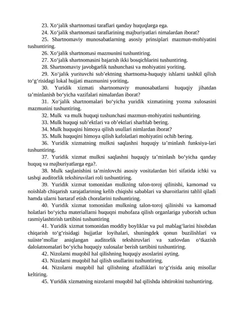 Yuridik xizmatlar 2