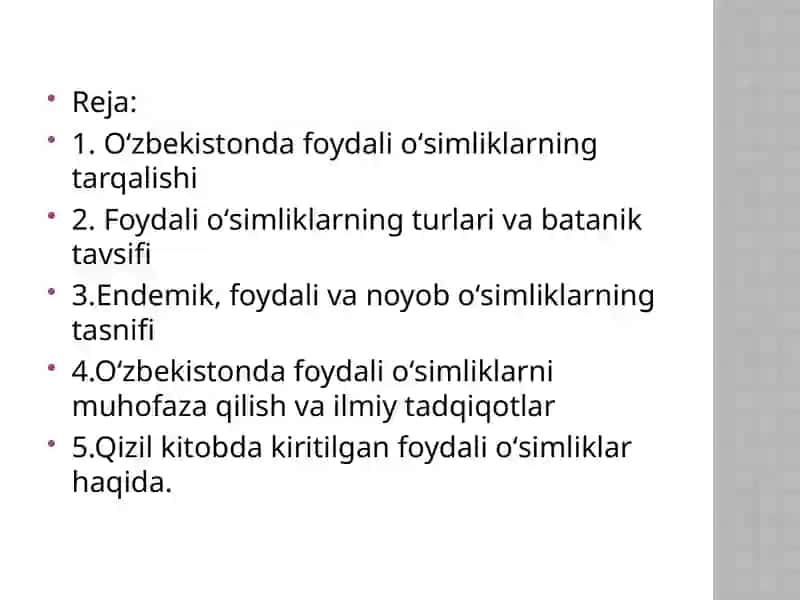 Oʻzbekistondagi foydali o’simliklar 2