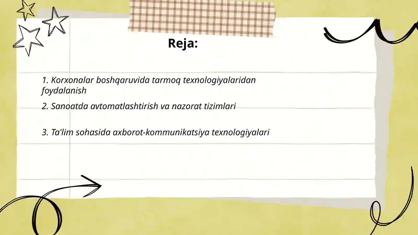Xalq xôjaligining turli sohalari va tarmoqlarida tarmoq texnologiyalaridan foydalanish yöllari 2