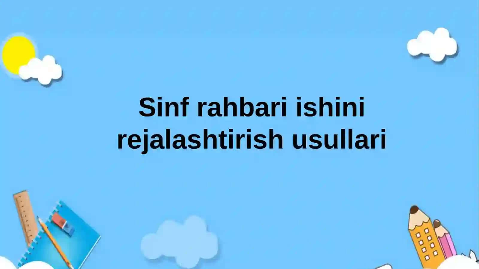 Oʻtilgan mavzuni mustahkamlash 2