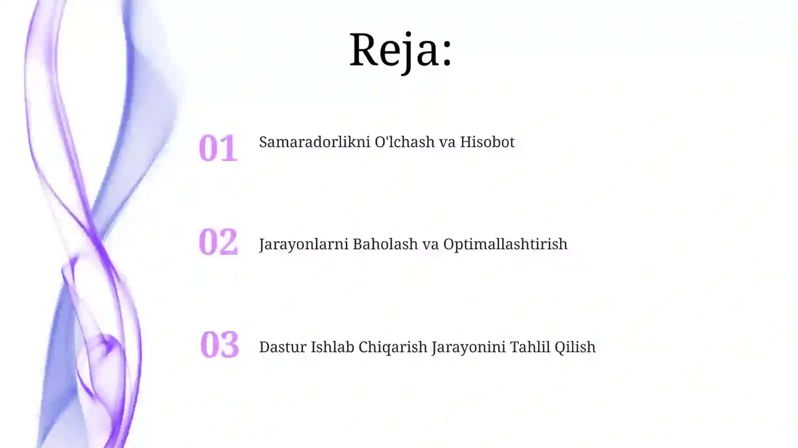 Dasturiy ta'minotni ishlab chiqish jarayonini tahlil qilish 2
