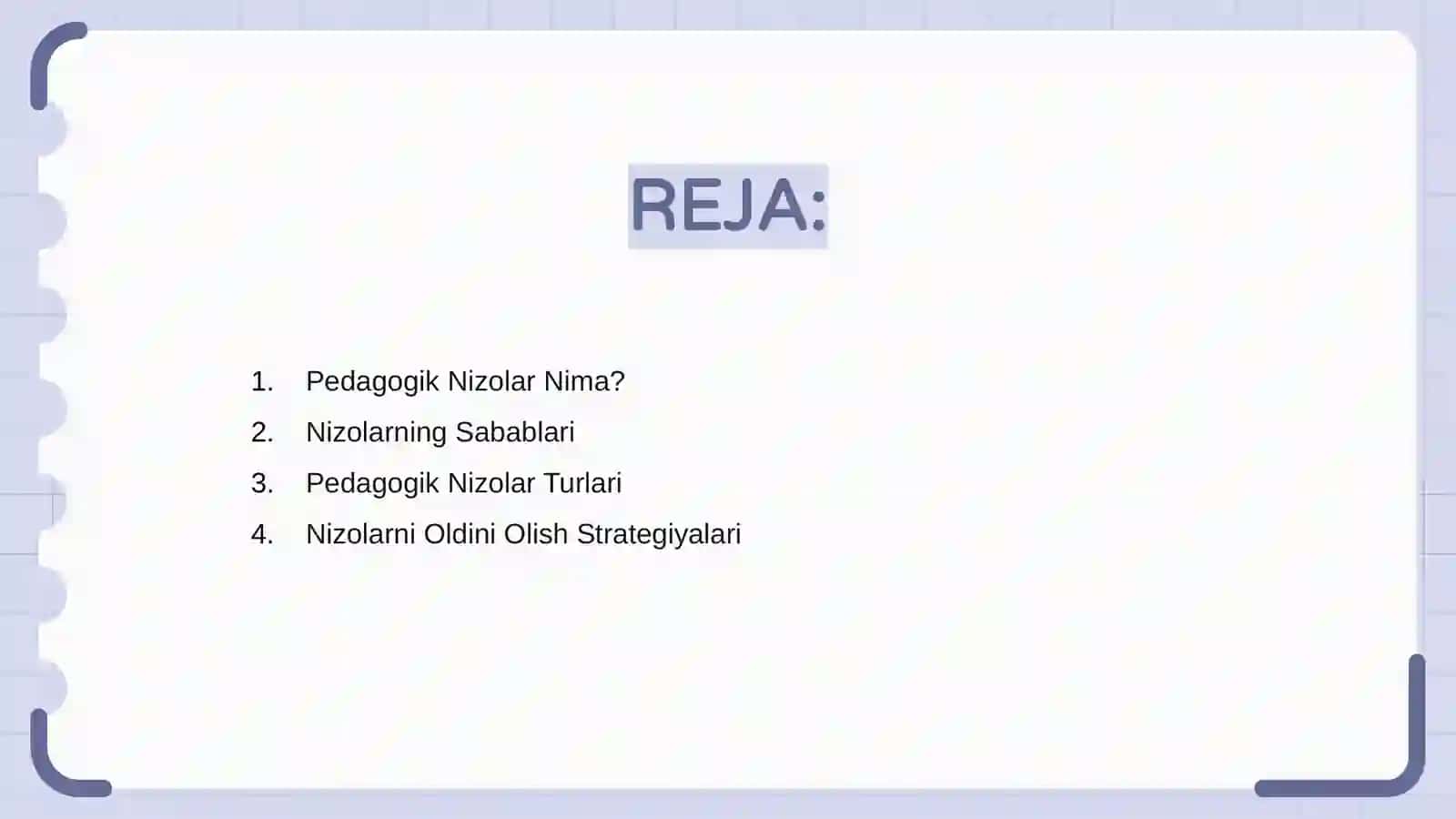 Pedagogik nizolar va ularni oldini olish usullari 2