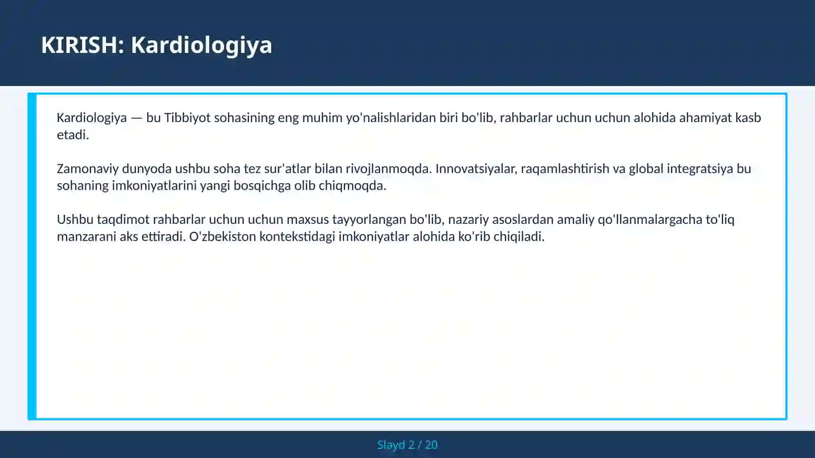 Kardiologiya 2