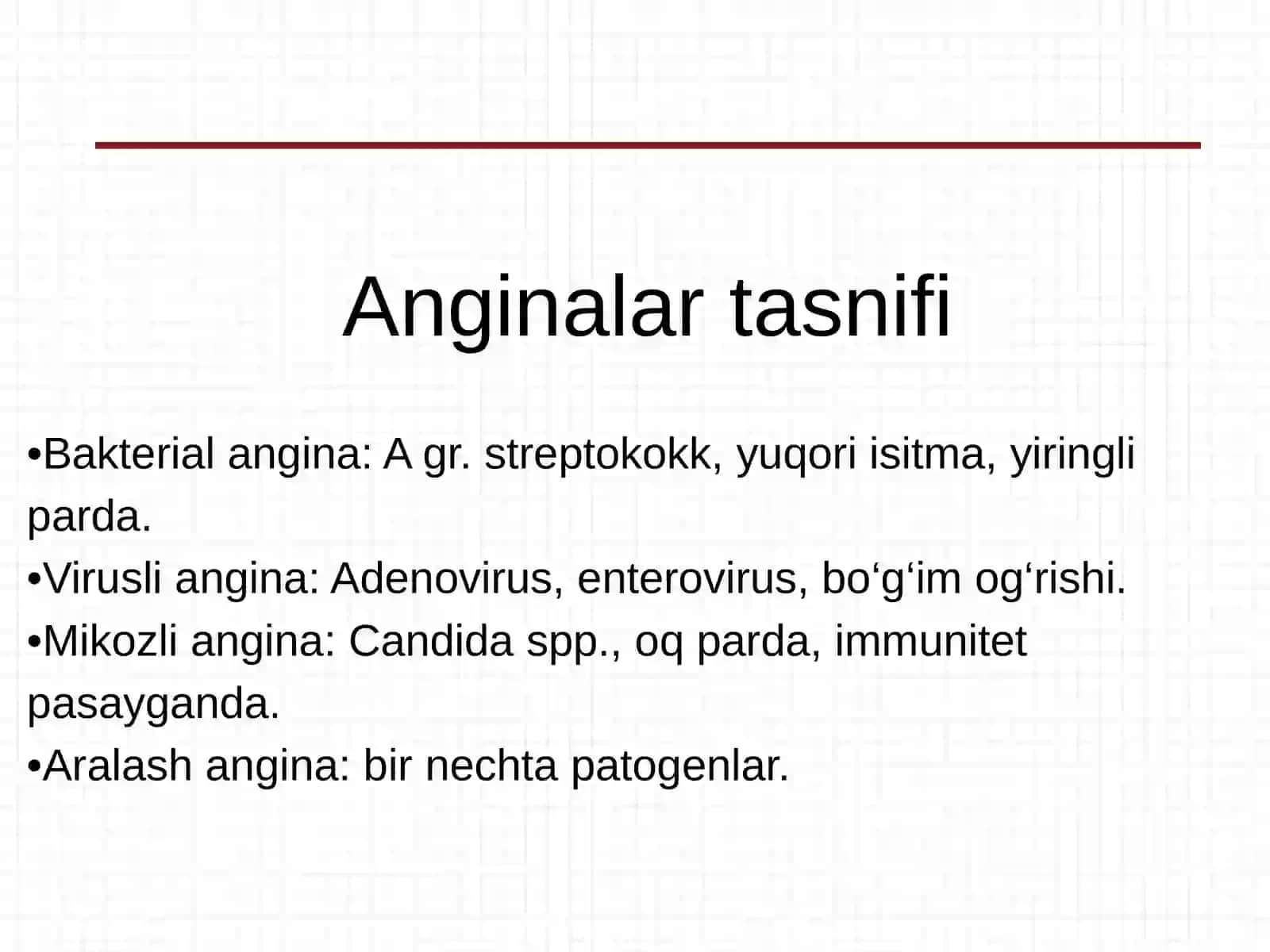 Anginalar, Atipik Pnevmoniya va Diareyalar 2
