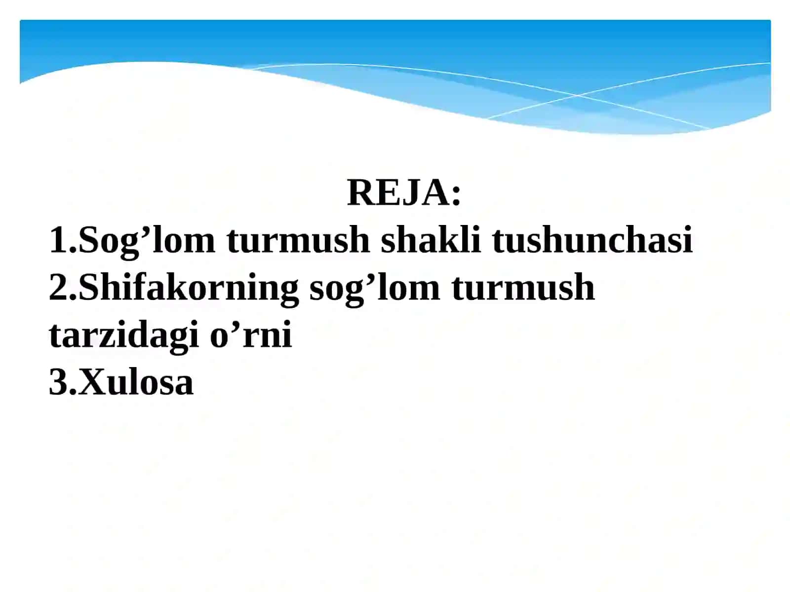 Sog’lom turmush tarzini shakllantirishda shifokorning o’rni 2
