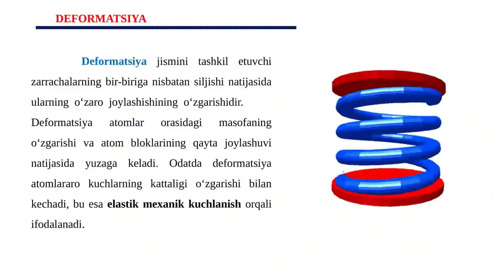 DEFORMATSIYA. DEFORMATSIYA TURLARI 2