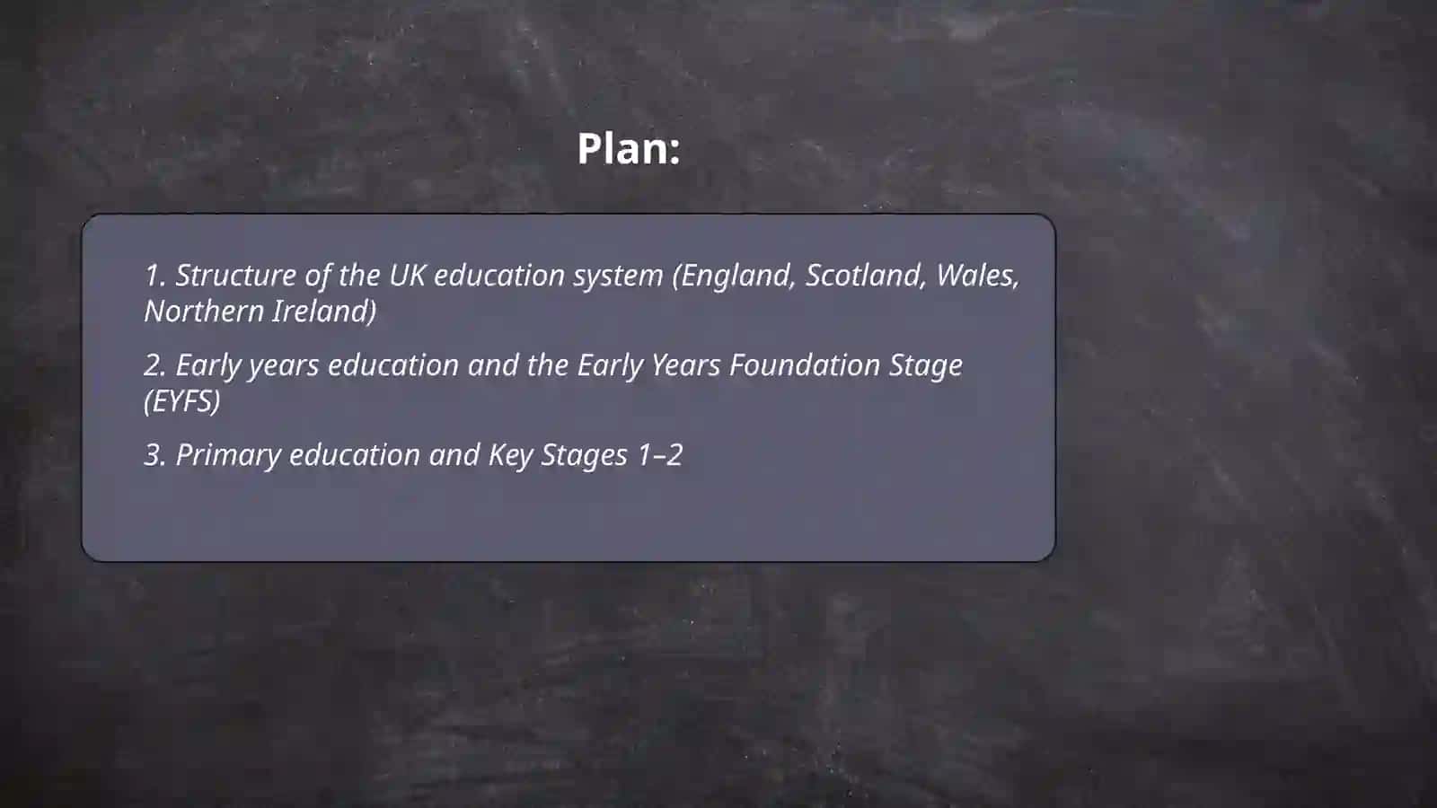 Education in the UK 2