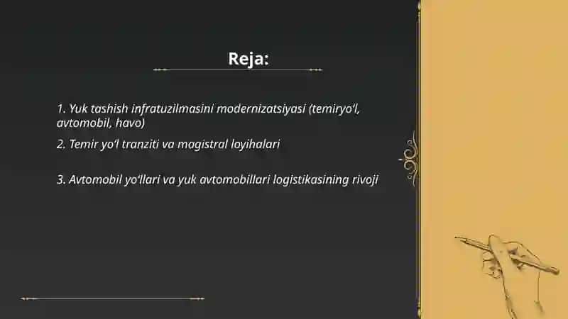 Oʻzbekistonda logistika 2