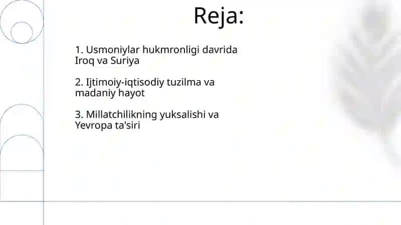 16-19-asrlarda Iroq va Suriya (Shom) 2
