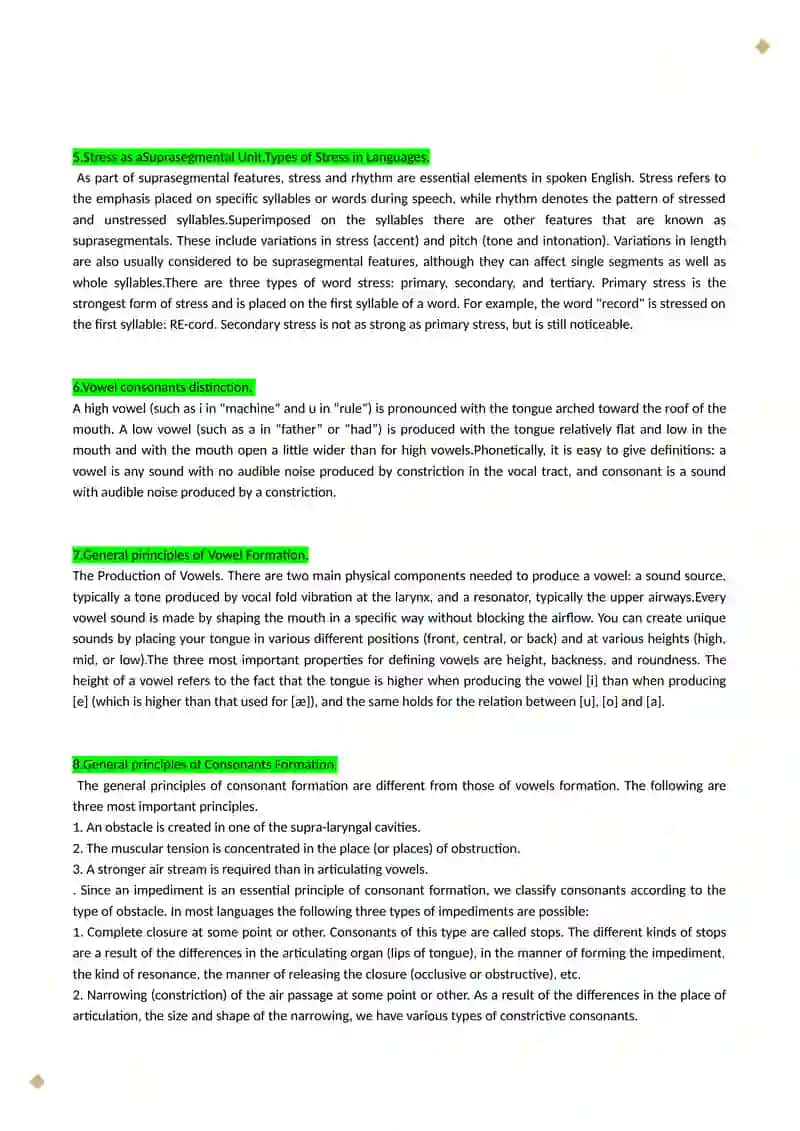 Phonologycal theories 2