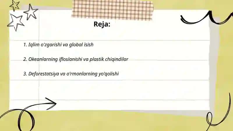 Gelabal ekalogik muammolar 2