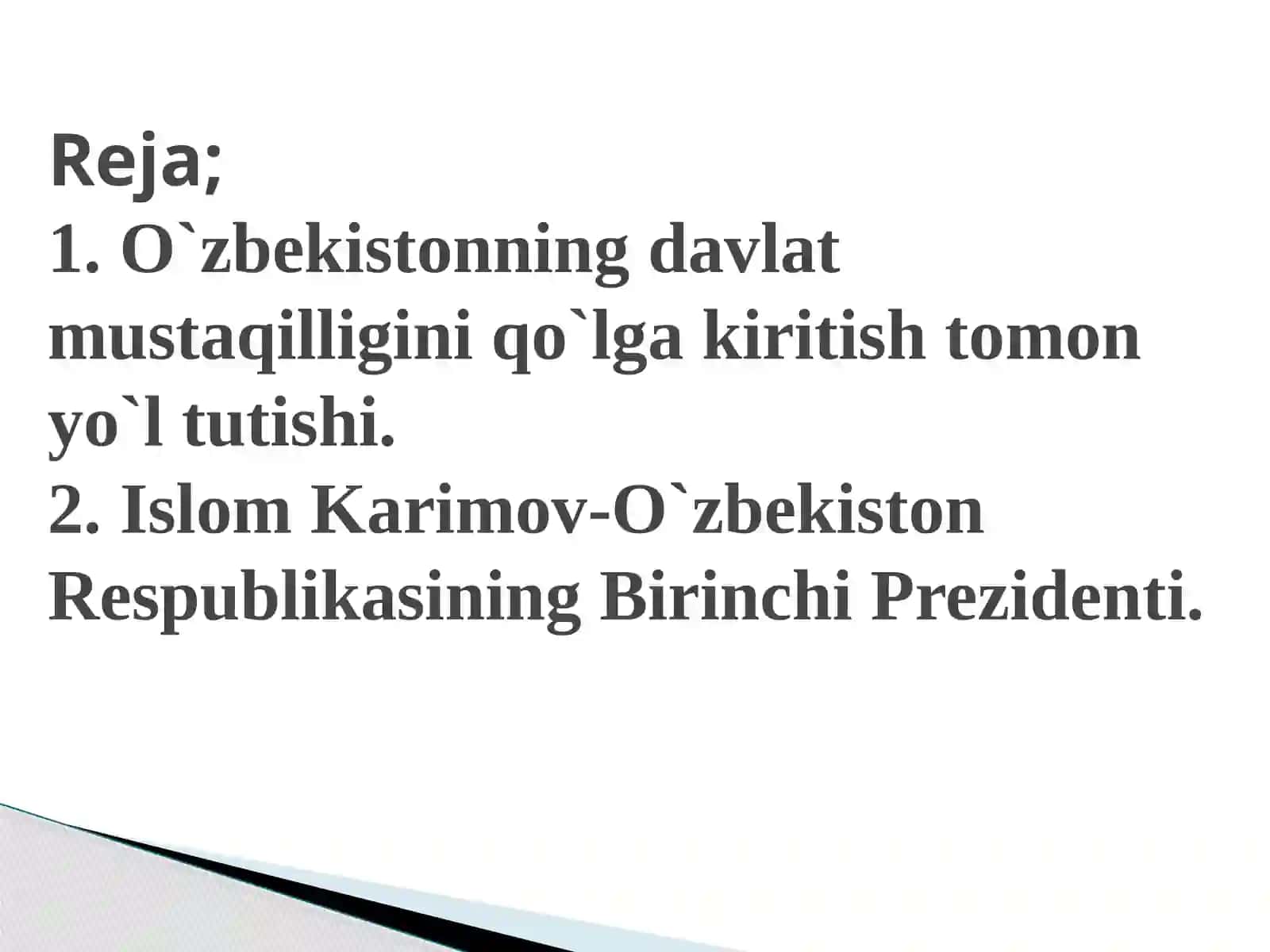 O'zbekistondagi Ijtimoiy-Siyosiy Jarayonlar 2