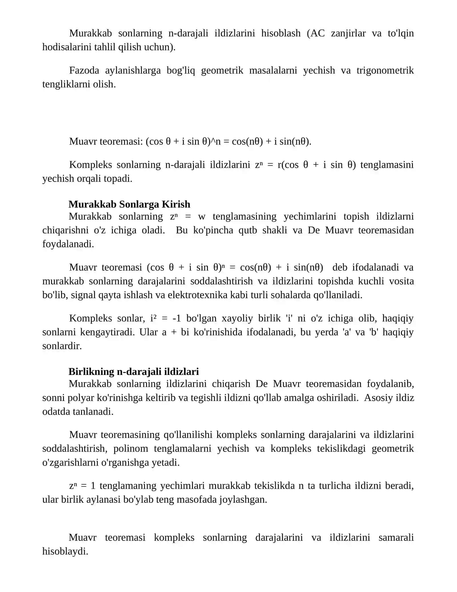 Muavr teoremasi muallifi 2