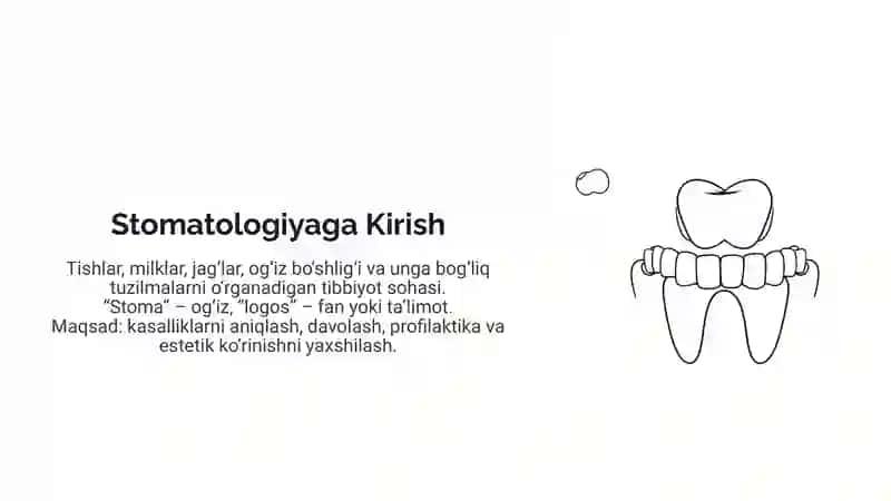 Stomatologiyaga kirish 2