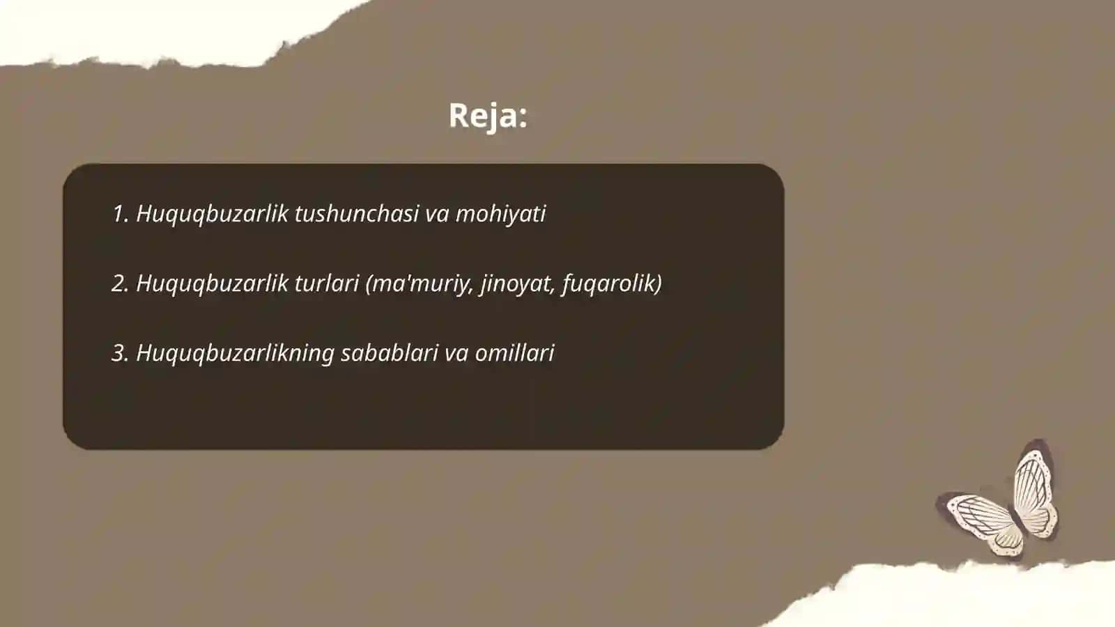 Huquqbuzarlik 2
