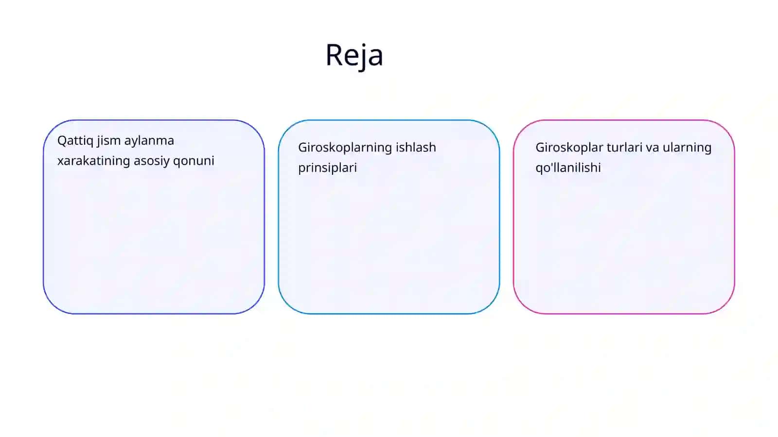Qattiq jism aylanma xarakatining asosiy qonuni 2