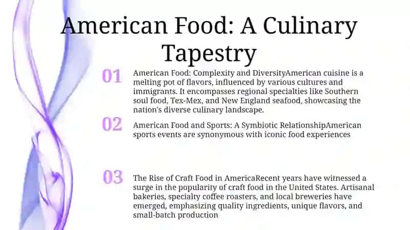 American Food And Sports 2