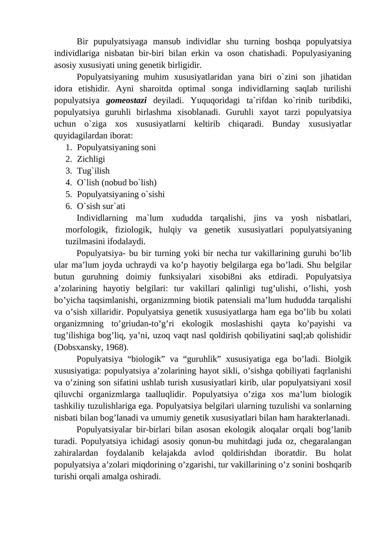 POPULYATSIYA HAQIDA TA’LIMOT 2