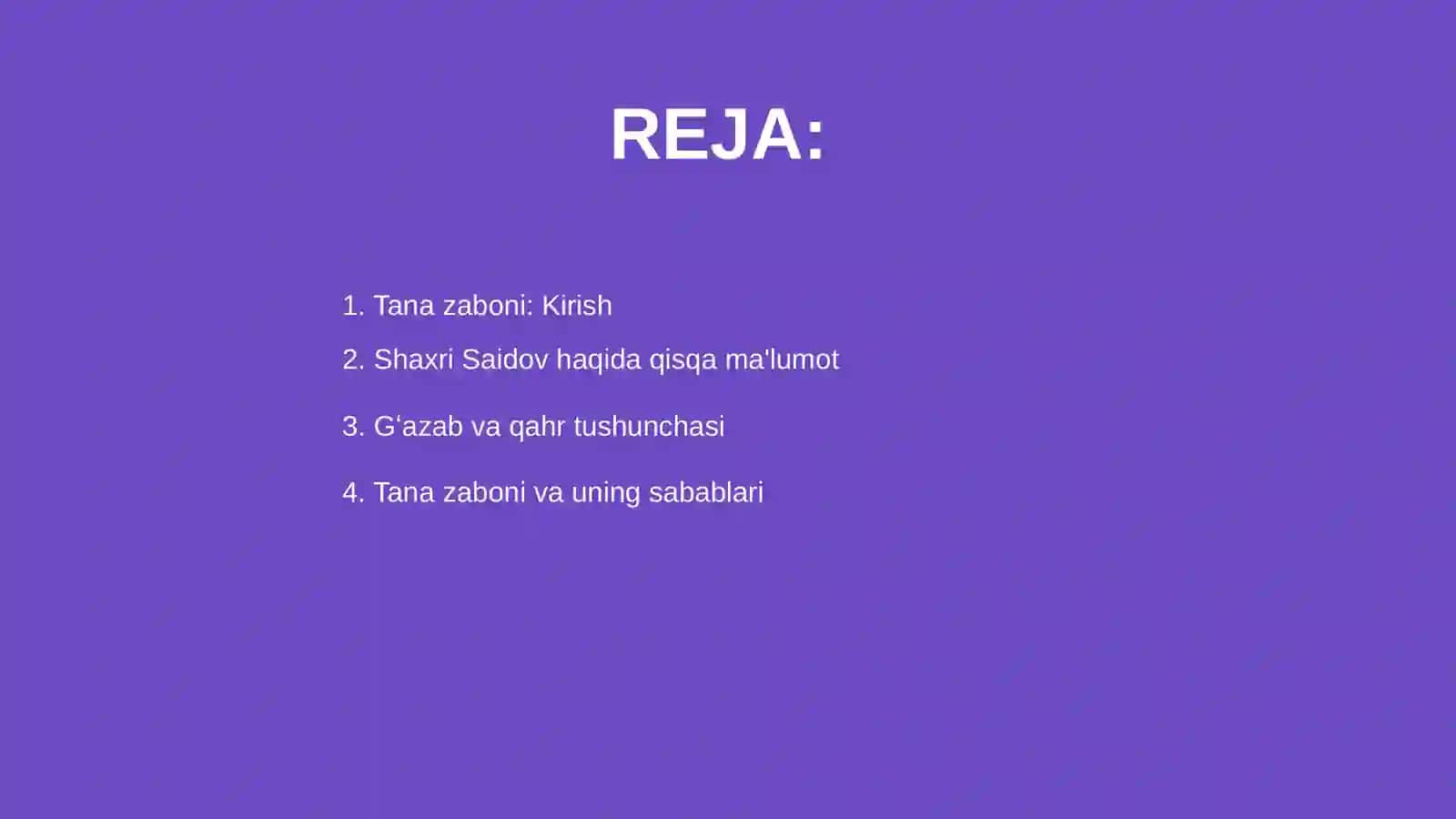Tana zaboni.Gʻazab va qahr 2