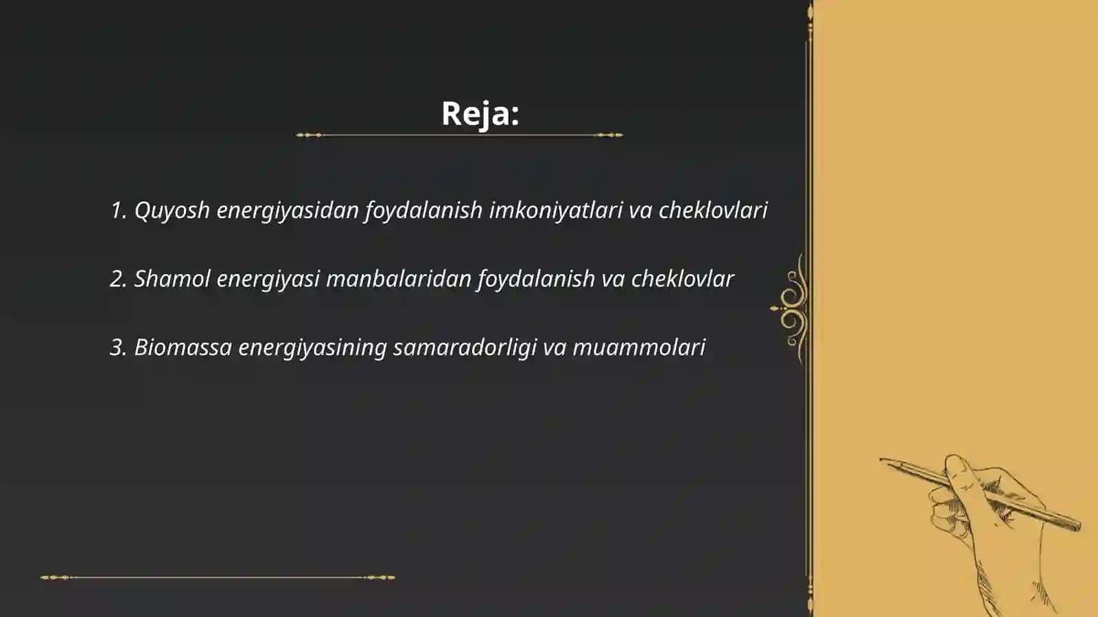 Biomassa energiyasining samaradorligi va muammolari 2